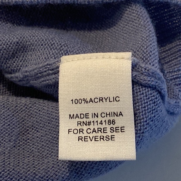 89+Madison Blue Pullover Cardigan Long Sleeve Bell Shape Cuff Sweater Size M - Picture 8 of 10